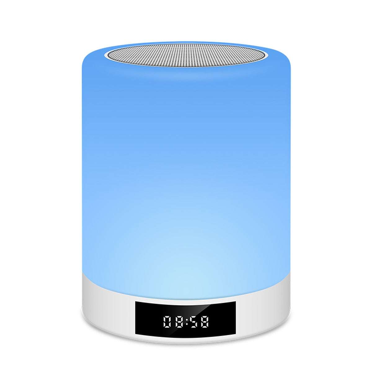 Bluetooth Speaker Alarm Clock - USB Night Light LED | Music