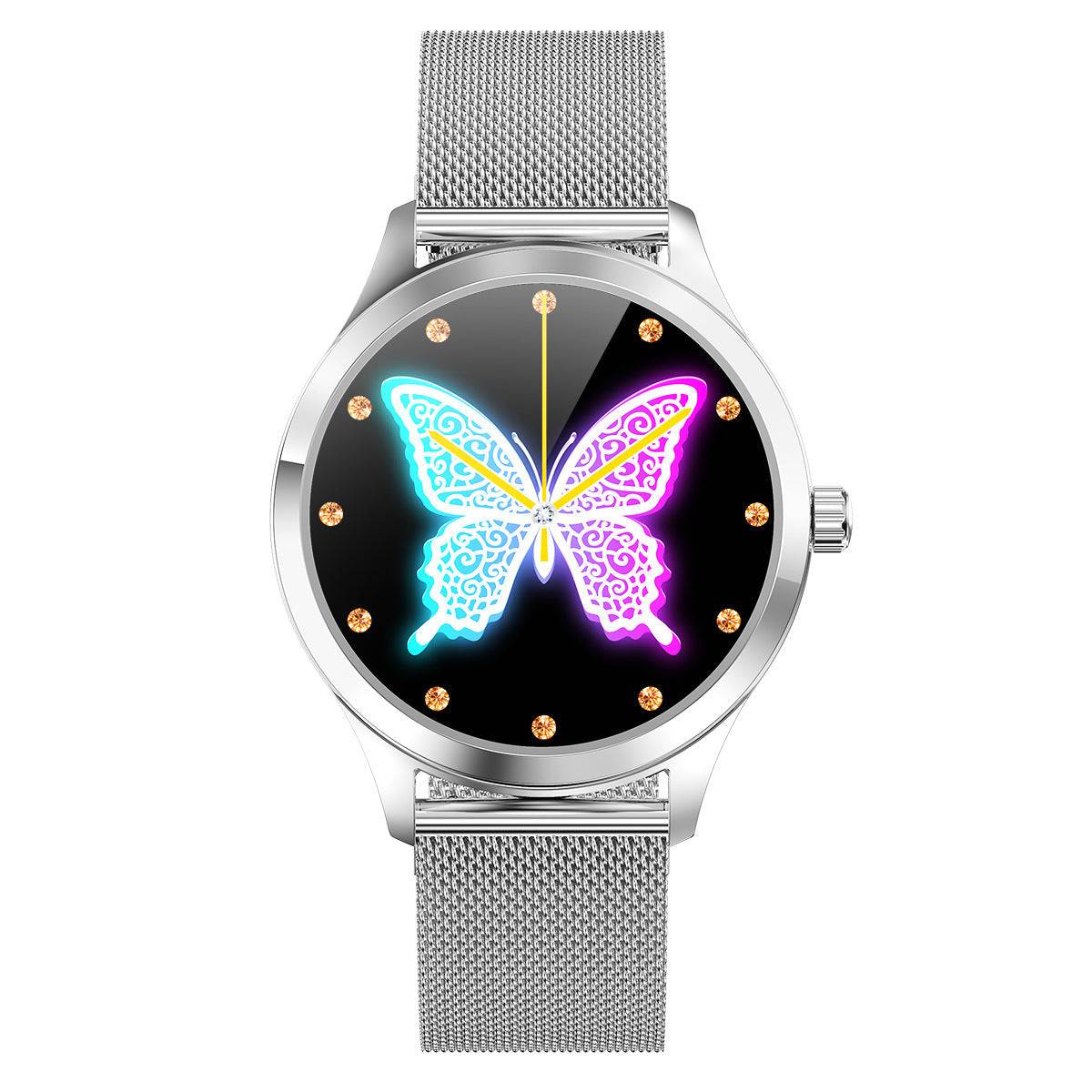 A Fashion-Forward Stainless Steel Smartwatch for Women