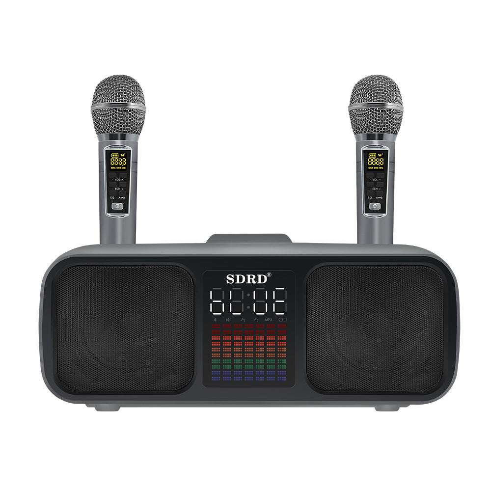 SD318 Bluetooth Speaker Wireless Mic | Dual Speaker