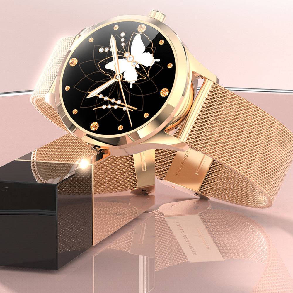 A Fashion-Forward Stainless Steel Smartwatch for Women