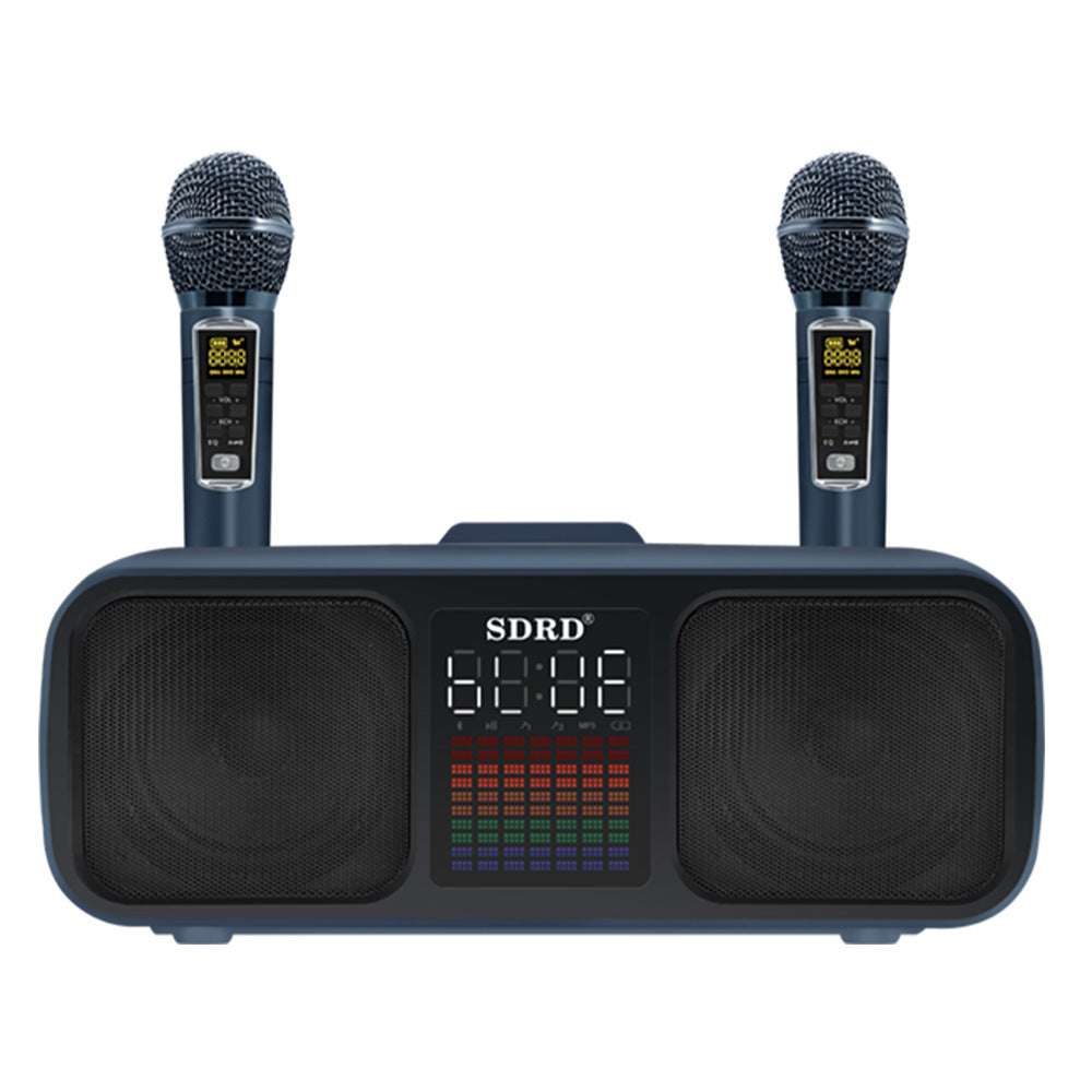 SD318 Bluetooth Speaker Wireless Mic | Dual Speaker