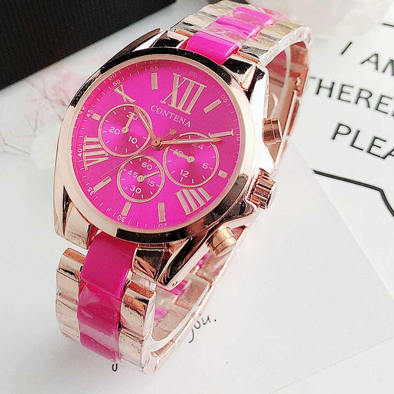 European and American  fashion  student  wristwatch