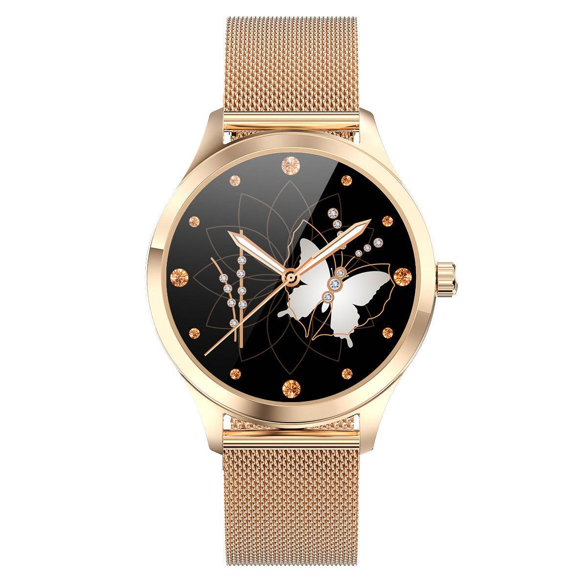 A Fashion-Forward Stainless Steel Smartwatch for Women