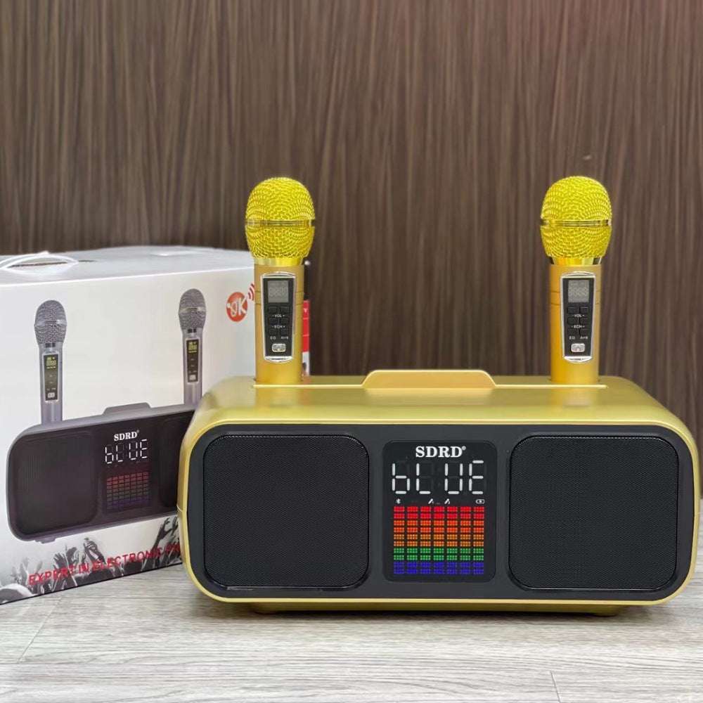 SD318 Bluetooth Speaker Wireless Mic | Dual Speaker